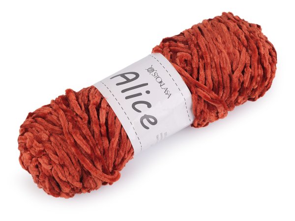 Pletací žinylková příze Alice 100 g