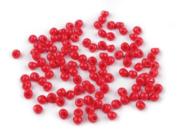 Plastové korálky kapky, imitace rokajlu 4,7x5,3 mm