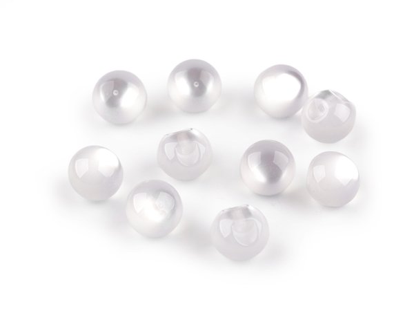 Perla k našití / knoflík kočičí oko Ø11 mm