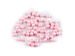 Plastové korálky Ø6 mm