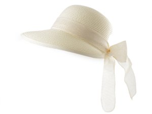 Dámský letní klobouk / slamák s mašlí