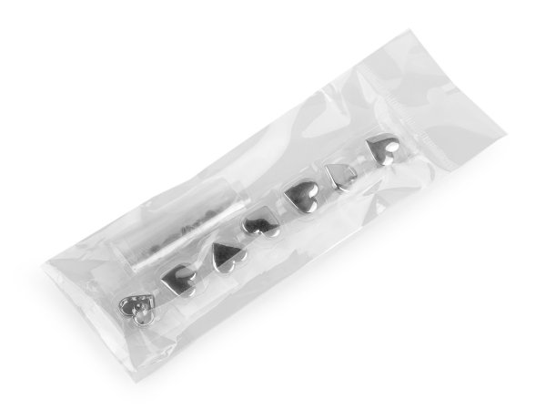 Sedlářský nýt šroubovací srdce 15x14 mm