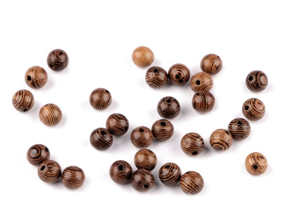 Dřevěné korálky Ø6 mm