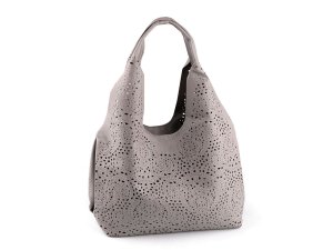 Kabelka s vysekávaným vzorem 2v1 43x26 cm