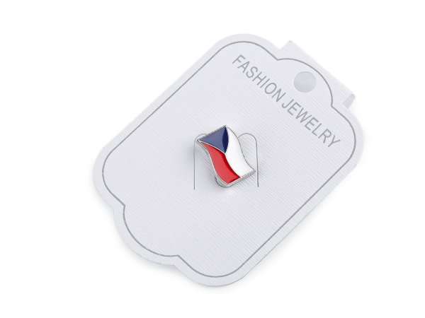 Brož / odznak mini vlajka Česká republika