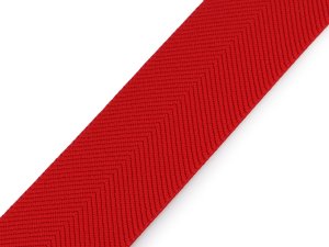 Pruženka s keprovým vzorem na opasky a šle šíře 40 mm