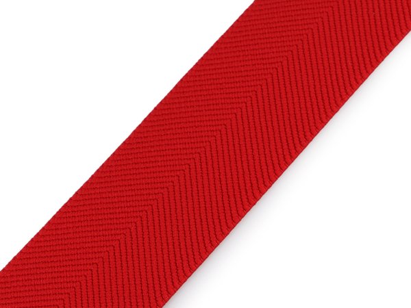 Pruženka s keprovým vzorem na opasky a šle šíře 40 mm