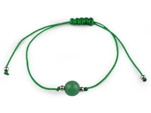 Náramek shamballa minerální korálek