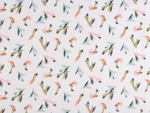 Bavlněná látka / plátno ptáček