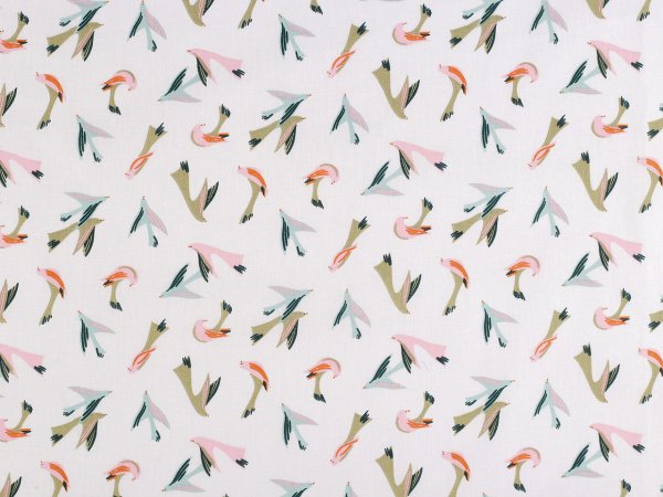 Bavlněná látka / plátno ptáček