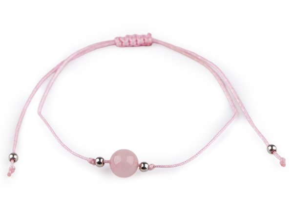 Náramek shamballa minerální korálek