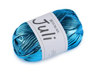 Pletací příze Juli metalická 100 g