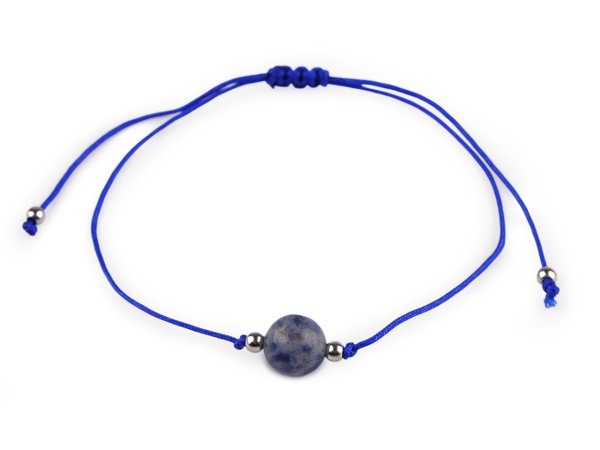 Náramek shamballa minerální korálek
