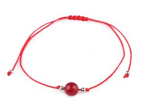 Náramek shamballa minerální korálek