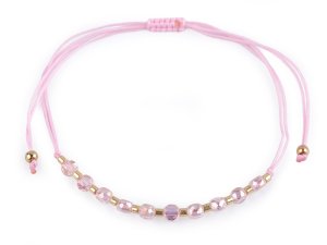 Náramek shamballa broušené korálky s AB efektem