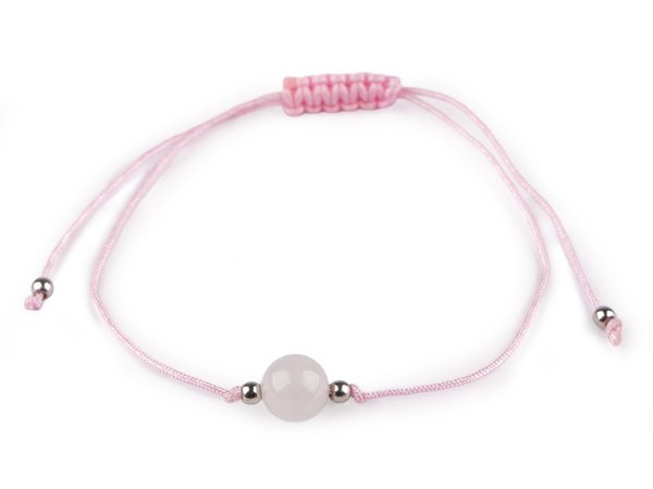 Náramek shamballa minerální korálek