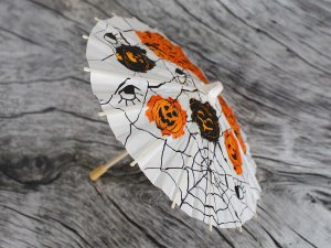 Dekorace papírový deštník k domalování Ø38,5 cm