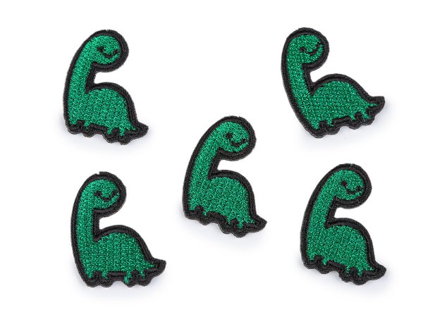 Nažehlovačka medvídek, dinosaurus, jablko