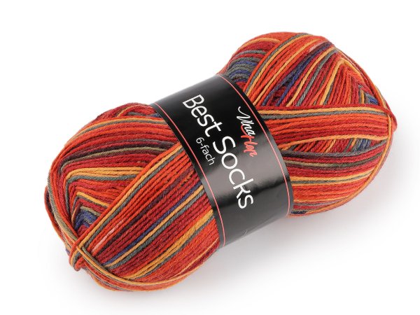 Pletací příze Best socks / ponožkovka 150 g