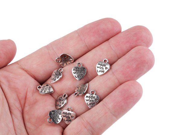 Přívěsek srdce 10x12 mm