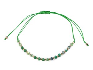 Náramek shamballa broušené korálky s AB efektem