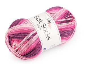Pletací příze Best Socks samovzorovací / ponožkovka 100 g