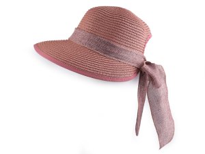 Dámský letní klobouk / slamák s mašlí