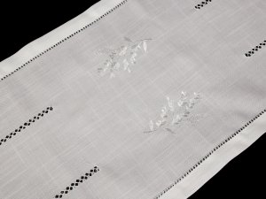 Běhoun / ubrus textilní vyšívaný 40x160 cm