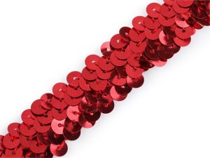 Flitrový prýmek šíře 20 mm elastický