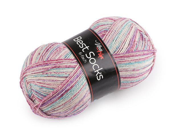Pletací příze Best socks / ponožkovka 150 g