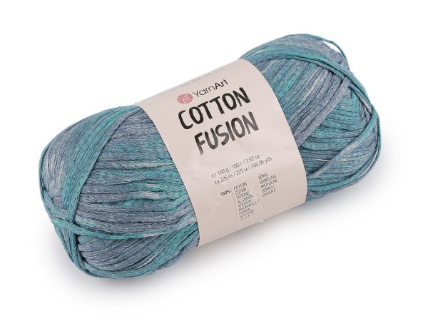 Bavlněná pletací příze Cotton Fusion 100 g