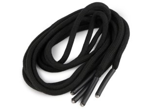 Oděvní šňůra s koncovkami do kapucí délka 120; 140 cm