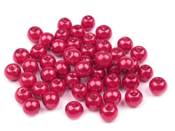 Skleněné voskové perly Ø6 mm