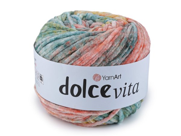 Pletací žinylková příze Dolce Vita 150 g