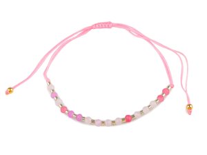 Náramek shamballa broušené korálky s AB efektem