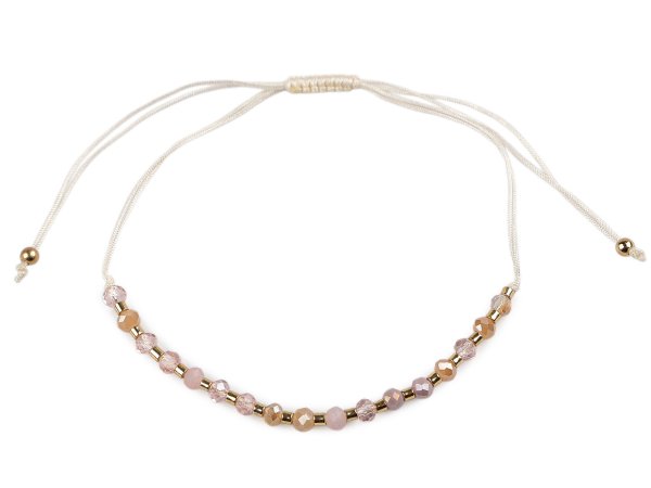 Náramek shamballa broušené korálky s AB efektem