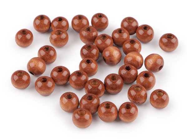Dřevěné korálky Ø10 mm