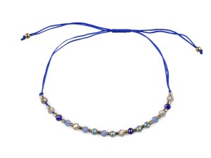 Náramek shamballa broušené korálky s AB efektem