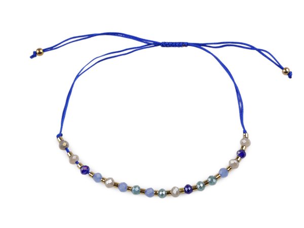 Náramek shamballa broušené korálky s AB efektem