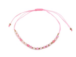 Náramek shamballa broušené korálky s AB efektem