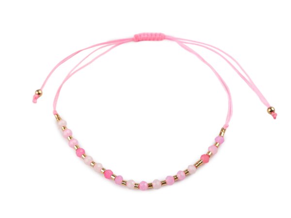 Náramek shamballa broušené korálky s AB efektem