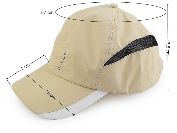 Letní kšiltovka unisex rychleschnoucí