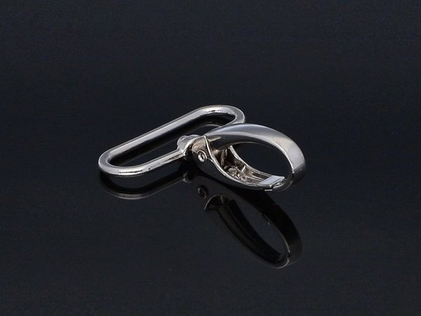 Karabina kovová otočná průvlek 40 mm lesklá BREX