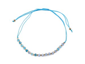 Náramek shamballa broušené korálky s AB efektem