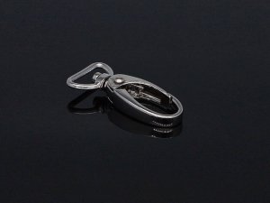 Karabina kovová otočná průvlek 15 mm lesklá BREX