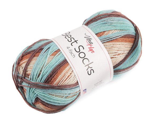 Pletací příze Best Socks samovzorovací / ponožkovka 100 g