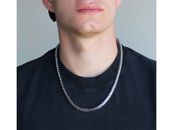 Pánský řetízek / řetěz z nerezové oceli silnější