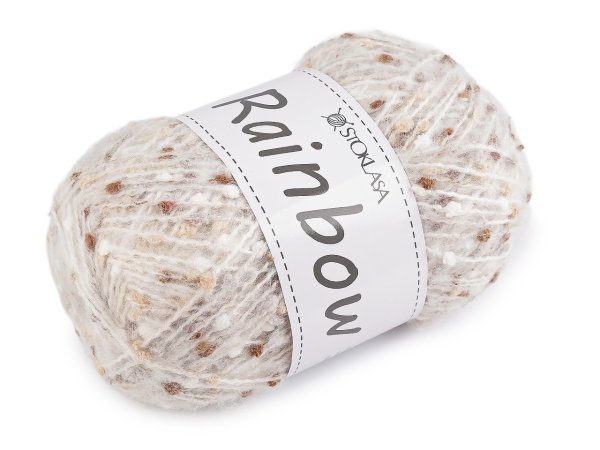 Pletací příze mohérová Rainbow 100 g