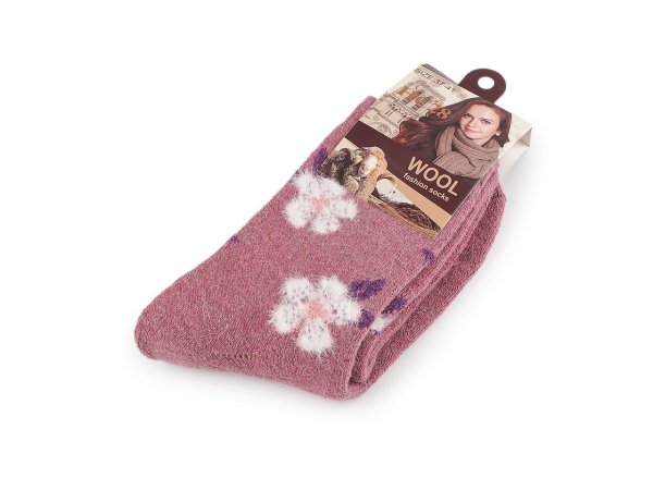 Dámské ponožky vlněné, teplé