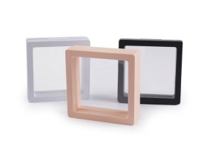 Rámeček / krabička s průhlednou fólií k originálnímu dárkovému balení 7x7 cm